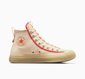 Beige Converse Chuck Taylor All Star CX Explore Men's High Tops | NZ FMSOD6827