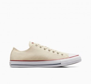 Beige Converse Chuck Taylor All Star Men's Low Tops | NZ TWYRD2619