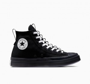 Black Converse Chuck Taylor All Star CX Explore Women's High Tops | NZ OGCFM4296