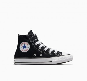 Black Converse Chuck Taylor All Star Easy-on Kids' High Tops | NZ KMJTD8653