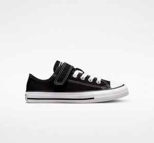 Black Converse Chuck Taylor All Star Easy-on Kids' Low Tops | NZ MWDAT1273