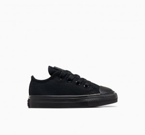 Black Converse Chuck Taylor All Star Kids' Low Tops | NZ GHRZB9572