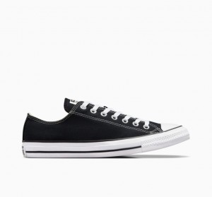 Black Converse Chuck Taylor All Star Men's Low Tops | NZ JRYFE8364