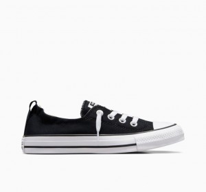 Black Converse Chuck Taylor All Star Shoreline Slip Women's Low Tops | NZ MRNAL1087