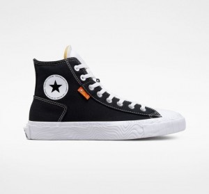 Black Converse Chuck Taylor Alt Star Canvas Women's High Tops | NZ LURCV3821