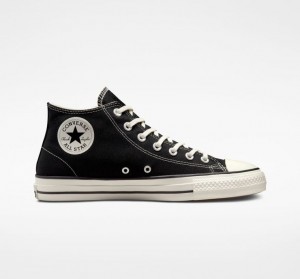 Black Converse Cons Chuck Taylor All Star Pro Women's Skate Shoes | NZ QMZFV3967