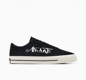 Black Converse X Awake NY One Star Pro Men's Low Tops | NZ UNGWS4307