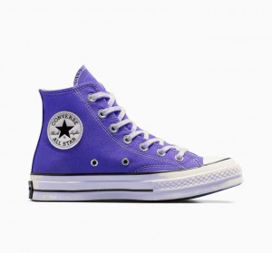 Blue Converse Chuck 70 Canvas Men's High Tops | NZ KLNMO6201