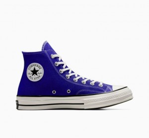 Blue Converse Chuck 70 Canvas Women's High Tops | NZ UKATJ9714