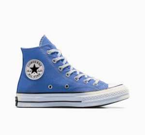 Blue Converse Chuck 70 Canvas Women's High Tops | NZ RXEZM6938