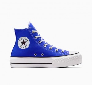 Blue Converse Chuck Taylor All Star Lift Women's Platform Sneakers | NZ DQXZK1963