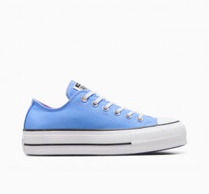 Blue Converse Chuck Taylor All Star Lift Women's Platform Sneakers | NZ RBXUE0431