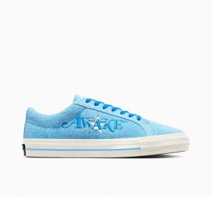 Blue Converse X Awake NY One Star Pro Men's Low Tops | NZ UXLJI0821