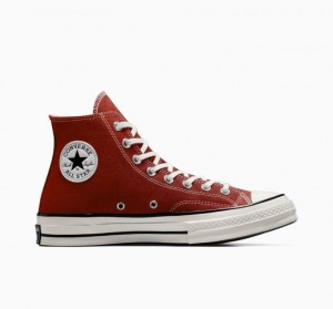 Brown Converse Chuck 70 Canvas Women's High Tops | NZ DEKJH2708