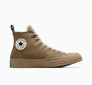 Brown Converse Chuck 70 Gtx Women's High Tops | NZ YPCDH4786