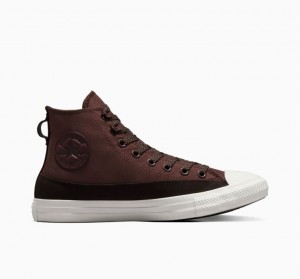 Brown Converse Chuck Taylor All Star Urban Explorer Women's High Tops | NZ WOIRY0763