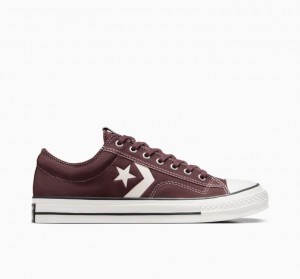 Brown Converse Star Player 76 Suede Women's Low Tops | NZ UWVTN3270