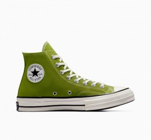 Green Converse Chuck 70 Canvas Women's High Tops | NZ QMJAR3198