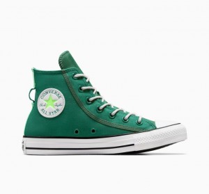 Green Converse Chuck Taylor All Star Utility Twist Women's High Tops | NZ RTDYM5872