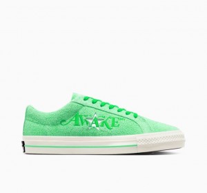 Green Converse X Awake NY One Star Pro Men's Low Tops | NZ AIHDZ4726