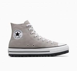 Grey Converse Chuck Taylor All Star City Trek Women's High Tops | NZ MHIUE8543