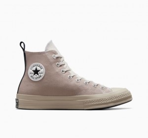 Grey / Black Converse Chuck 70 Gtx Women's High Tops | NZ JKRPO3420