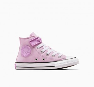 Lavender Converse Chuck Taylor All Star Bubble Strap Kids' High Tops | NZ RTWPO3261