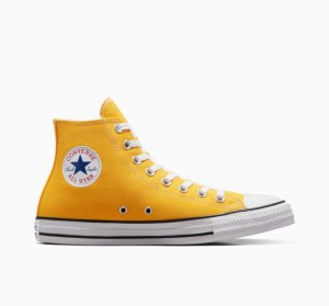 Lemon Converse Chuck Taylor All Star Men's High Tops | NZ QESWL0169