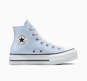 Light Blue Converse Chuck Taylor All Star Lift Women's Platform Sneakers | NZ AUVYE1982