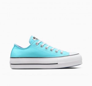 Light Blue Converse Chuck Taylor All Star Lift Women's Platform Sneakers | NZ OXUYI2158