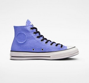 Light Blue Converse X Stüssy Surfman Chuck 70 Men's High Tops | NZ RDZLN7296