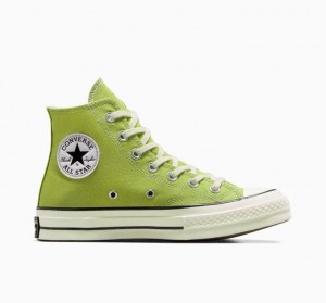 Light Green Converse Chuck 70 Canvas Women's High Tops | NZ CDOJN0319