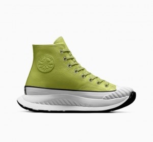 Light Green Converse Chuck Taylor 70 At-cx Leather Men's High Tops | NZ JVEOP8392