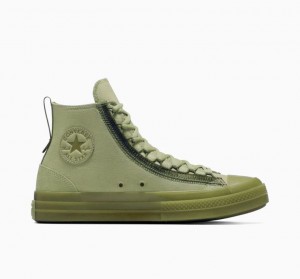 Light Green Converse Chuck Taylor All Star CX Exp2 Women's High Tops | NZ DWSFT7621