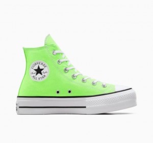 Light Green Converse Chuck Taylor All Star Lift Women's Platform Sneakers | NZ DLHSK8036