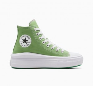 Light Green Converse Chuck Taylor All Star Move Seasonal Color Women's Platform Sneakers | NZ PAQIM8924