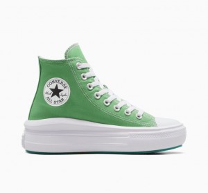 Light Green Converse Chuck Taylor All Star Move Seasonal Color Women's Platform Sneakers | NZ ETGOS4715