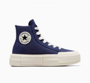 Navy Converse Chuck Taylor All Star Cruise Women's High Tops | NZ QLGCF8359