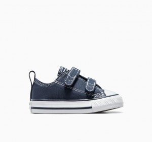 Navy Converse Chuck Taylor All Star Easy-on Kids' Low Tops | NZ XCFHO1074