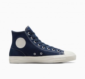 Navy Converse Chuck Taylor All Star Pro Men's Skate Shoes | NZ SMIFW0923