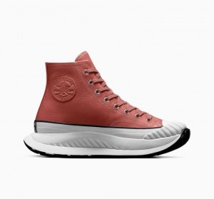 Orange Converse Chuck Taylor 70 At-cx Leather Women's High Tops | NZ GKLCA0852