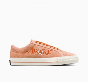 Orange Converse X Awake NY One Star Pro Women's Low Tops | NZ UBHLF3864