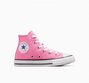 Pink Converse Chuck Taylor All Star Kids' High Tops | NZ DZTCG8761