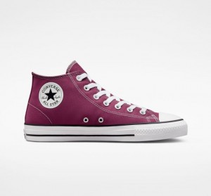 Purple Converse Cons Chuck Taylor All Star Pro Men's Skate Shoes | NZ JNWQV0351