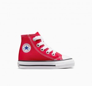 Red Converse Chuck Taylor All Star Kids' High Tops | NZ QWDCJ9437