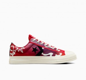 Red Converse X LFC Star Player 76 Men's Low Tops | NZ AHPFO9185