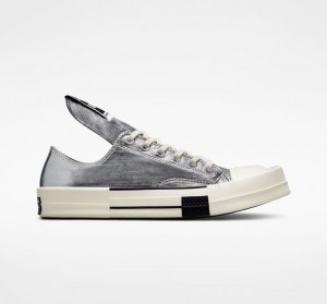 Silver Converse Turbodrk Chuck 70 Men's Low Tops | NZ VHNDX0345