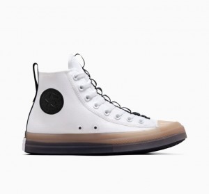 White Converse Chuck Taylor All Star CX Explore Men's High Tops | NZ PKRFT5842