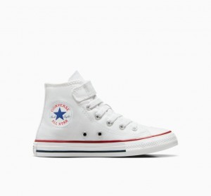 White Converse Chuck Taylor All Star Easy-on Kids' High Tops | NZ SRVHJ7903