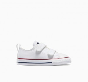 White Converse Chuck Taylor All Star Easy-on Kids' Low Tops | NZ PMLKI8704